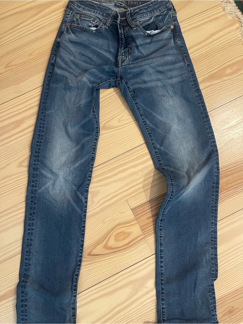American Eagle Outfitters women’s Dark Blue Slim Straight Jeans
